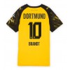 Borussia Dortmund Julian Brandt #10 Hjemmedrakt Kvinner 2025-26 Kortermet